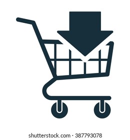 trolley add  icon 