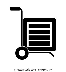 trolley box icon
