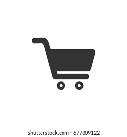 Trolley, Cart Icon Logo Template Illustration Design. Vector EPS 10.