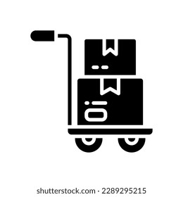 icono del carrito de carritos para tu sitio web, móvil, presentación y diseño de logotipo.