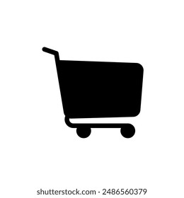 trolley design icon in trendy flat style isolated on white background.
