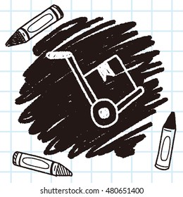 Trolley doodle drawing