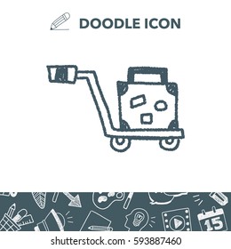 Trolley doodle drawing