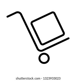 trolley favorites icon vector