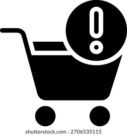 vetor de ilustração de ícone de símbolo de carrinho