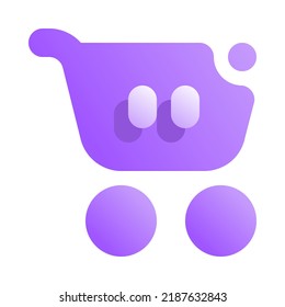 Gradiente de trompa Diseño vectorial de iconos de estilo plano y plantilla de ilustración