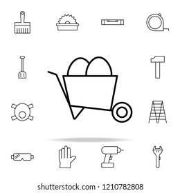 trolley icon. construction icons universal set for web and mobile