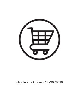 trolley icon design template