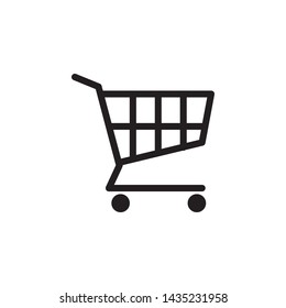 trolley icon design template. Trendy style, vector eps 10