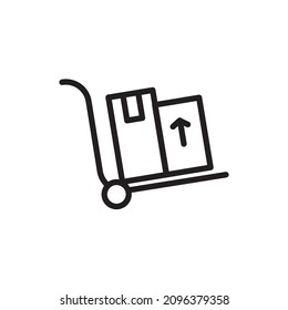 trolley icon design vector templates white on background