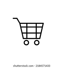 trolley icon flat style trendy stylist simple