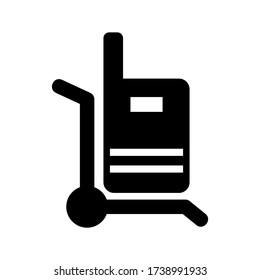trolley  icon or logo isolated sign symbol vector illustration - high quality black style vector icons
