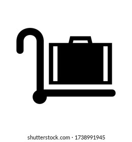 trolley  icon or logo isolated sign symbol vector illustration - high quality black style vector icons
