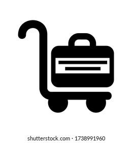trolley  icon or logo isolated sign symbol vector illustration - high quality black style vector icons
