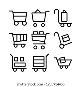 icono del carro o logotipo símbolo de señas aislado ilustración vectorial - Colección de iconos vectoriales de estilo negro de alta calidad
