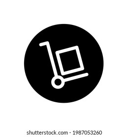 Trolley icon with rounded style