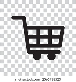 trolley icon , store icon vector