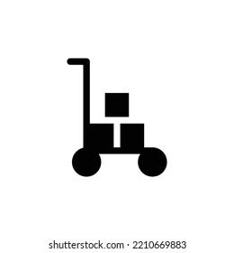 trolley icon suitable for web, application or additional ornament for your project