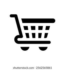 trolley icon. vector glyph icon for your website, mobile, presentation, and logo design.