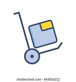 Trolley Icon Vector Illustration