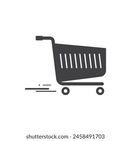 Trolley-Symbol Vektorillustration Design