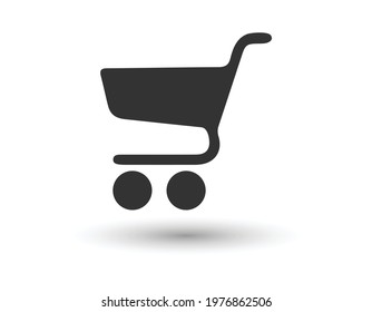 Trolley icon vector, illustration logo template in trendy style
