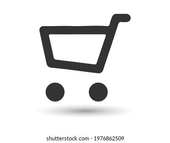 Trolley icon vector, illustration logo template in trendy style