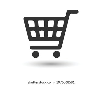 Trolley icon vector, illustration logo template in trendy style