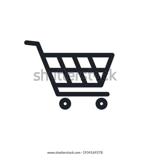 Trolley Icon Vector Illustration Logo Template Stock Vector (royalty 