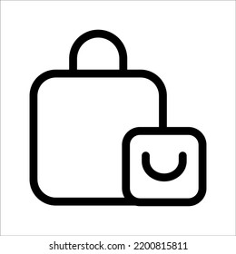 Trolley icon vector, logo template illustration in trendy style