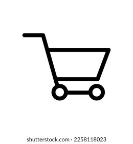 Trolley icon vector on trendy design