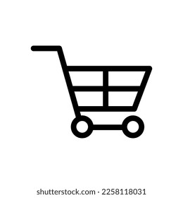 Trolley icon vector on trendy design