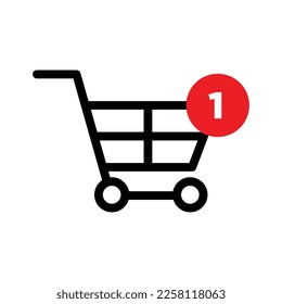 Trolley icon vector on trendy design