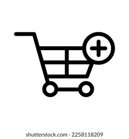 Trolley icon vector on trendy design