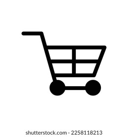 Trolley icon vector on trendy design