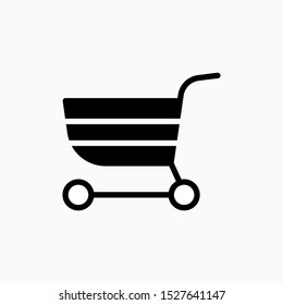 Trolley Icon - Vector, Sign and Symbol for Design, Presentation, Website or Apps Elements.