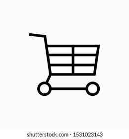 
Trolley Icon - Vector, Sign and Symbol for Design, Presentation, Website or Apps Elements.
