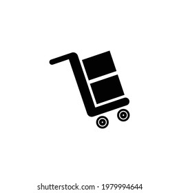 trolley icon vector sign symbol