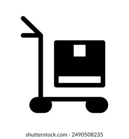 Trolley Icon Vector Symbol Design Illustration