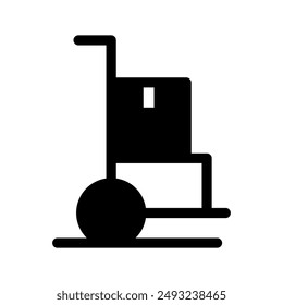 Trolley Icon Vector Symbol Design Illustration