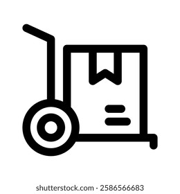 Trolley Icon Vector Symbol Design Illustration