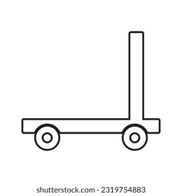 logotipo de ilustración de la plantilla de vectores de iconos de trolebús