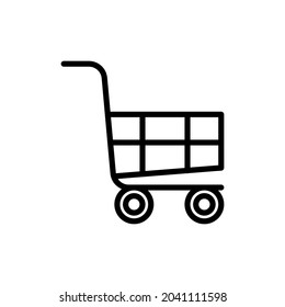 trolley icon vector for your design element