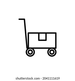 trolley icon vector for your design element