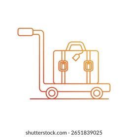 ícone de carrinho com fundo branco vetor ilustração stock
