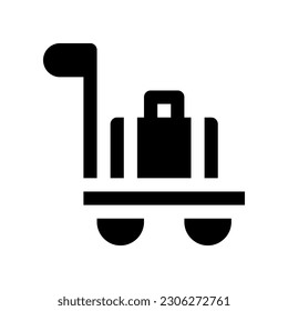 trolley icon for your website, mobile, presentation, and logo design.
