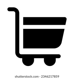 trolley icon for your website, mobile, presentation, and logo design.
