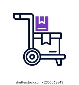 trolley icon for your website, mobile, presentation, and logo design.