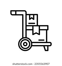 trolley icon for your website, mobile, presentation, and logo design.