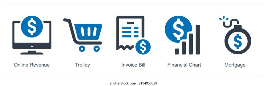 Trolley Invoice Bill Icon Concept Stock Vector (Royalty Free ...